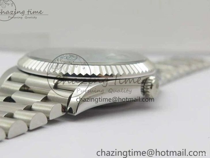 MiroTime 0421 WaterResistant Day Date 40 SS Bp Maker 1:1 Best Edition Tiffany Blue Roman Dial on SS Bracelet A 2549